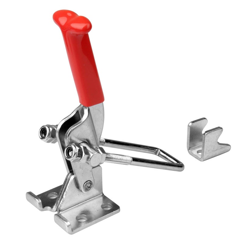 heneng 2 Pack Toggle Latch Clamp,304 Stainless Steel Adjustable Toggle Latches, 440 Lbs Load Capacity Quick Release Toggle Clamp,Total Length: 6-3/4" - Image 5